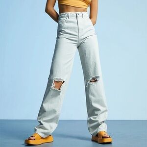 Pacsun Eco Gray Ripped '90s Boyfriend Jean